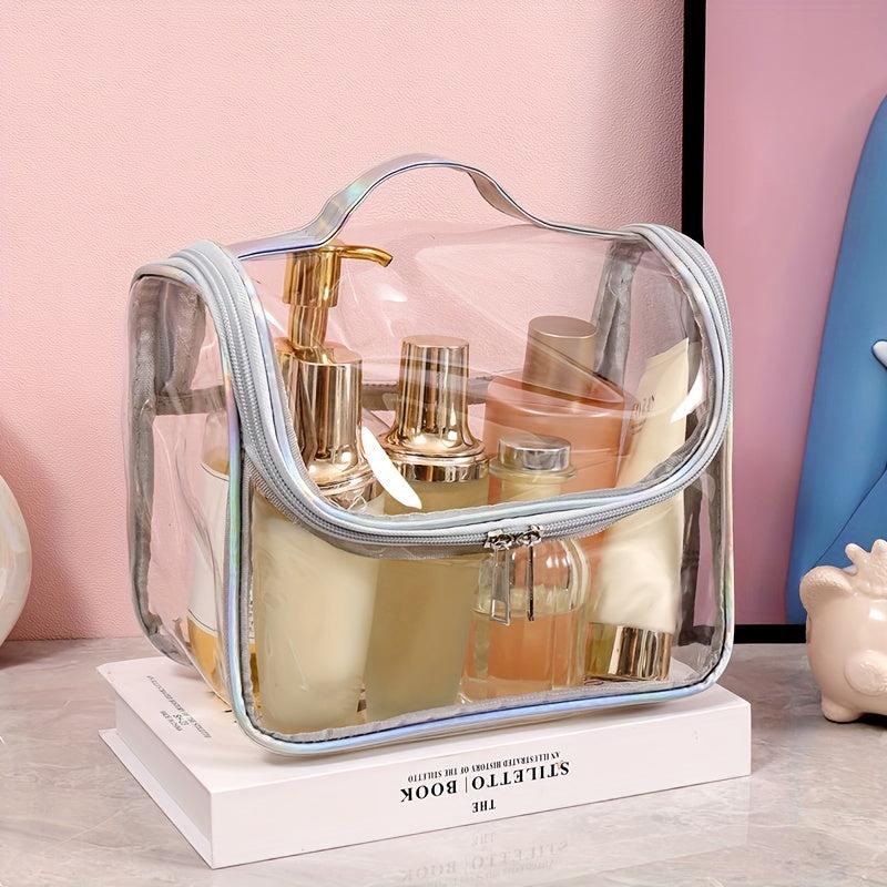 Transparent Cosmetic Bag Zipper Toiletry Wash Bag