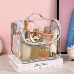 Transparent Cosmetic Bag Zipper Toiletry Wash Bag