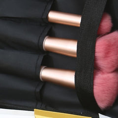 Large Capacity Cosmetic Bag Travel Outdoor Makeup Bag Rose Pattern