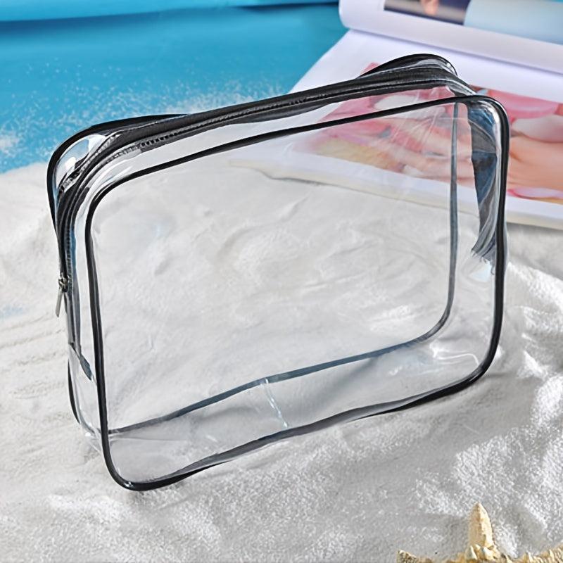 Transparent Storage Bag Zipper Cosmetic Organizer for Travel
