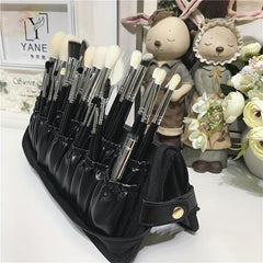 29 Holes Foldable Makeup Brush Organizer Travel Cosmetic Bag