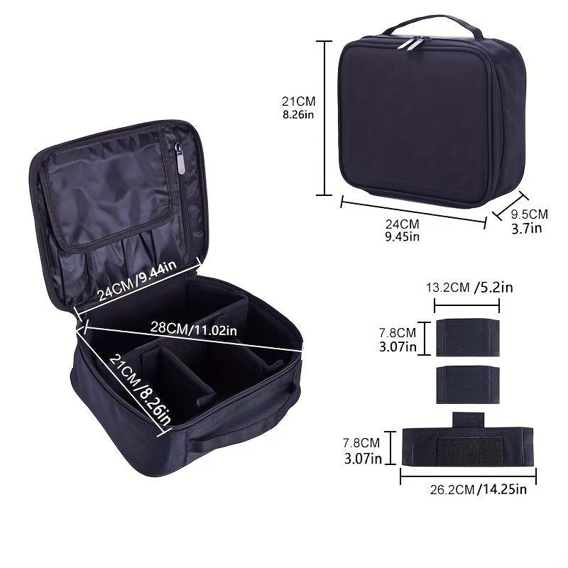 Cosmetic Bag Divider Travel Makeup Bag & Brush Organizer