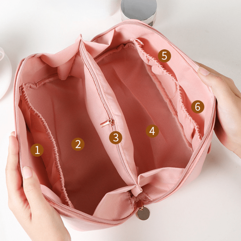 Large Capacity Cosmetic Storage Bag Waterproof Portable Makeup Pouch