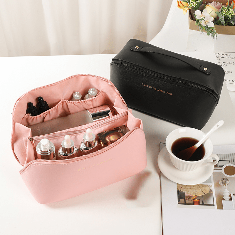 Large Capacity Cosmetic Storage Bag Waterproof Portable Makeup Pouch