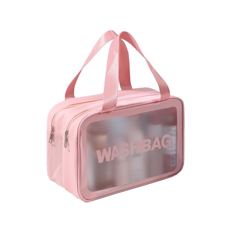 Double Zipper Cosmetic Bag Wet Dry Separation Sports Storage Travel Toiletry Bag