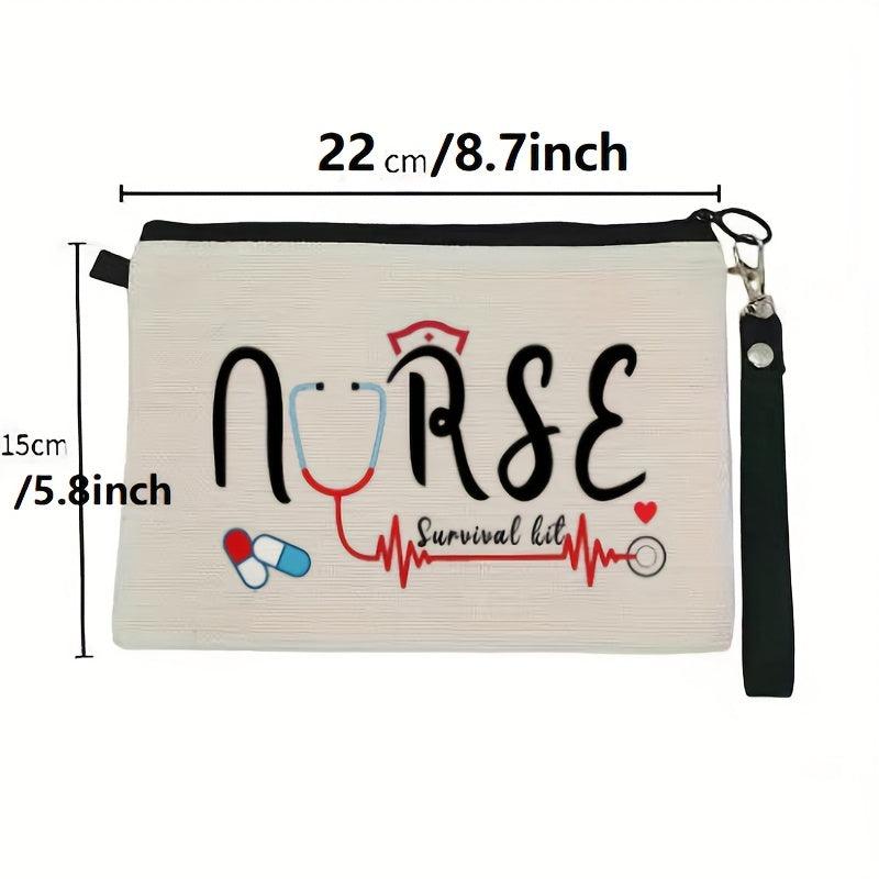Nurse Survival Kit Storage Bag Lightweight Travel Cosmetic Bag