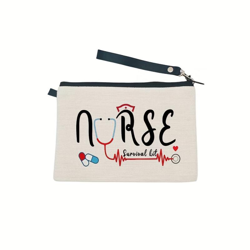 Nurse Survival Kit Storage Bag Lightweight Travel Cosmetic Bag