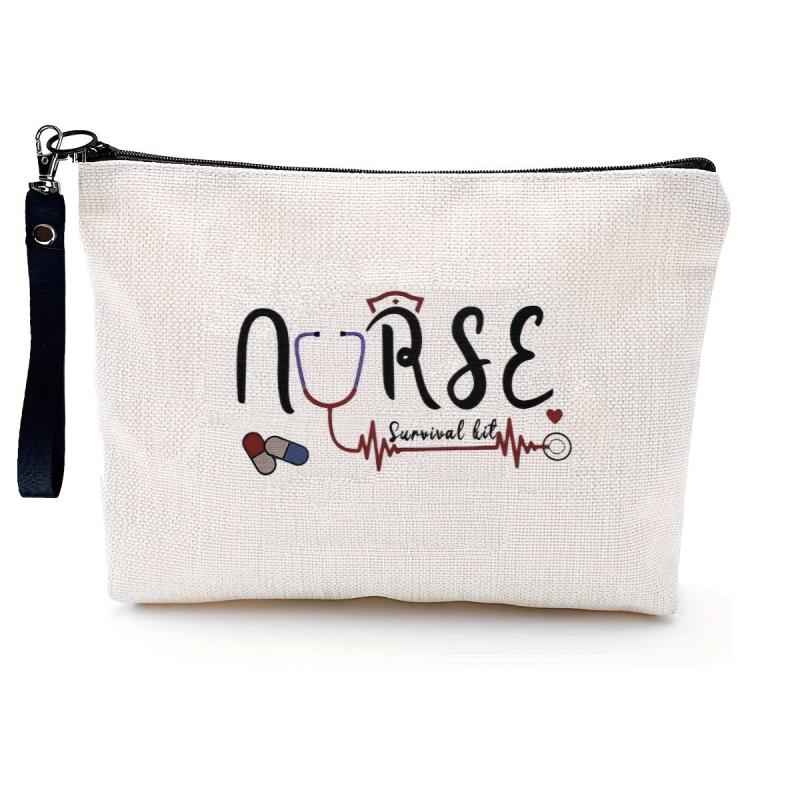 Nurse Survival Kit Storage Bag Lightweight Travel Cosmetic Bag