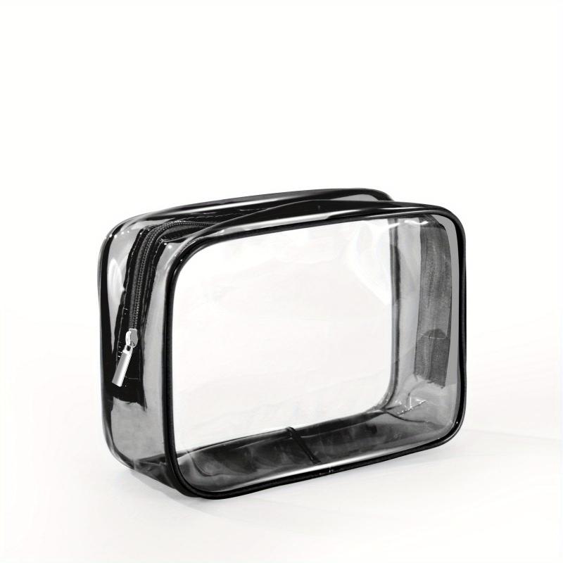 Mini Transparent Waterproof Cube Cosmetic Bag Plastic Makeup Storage