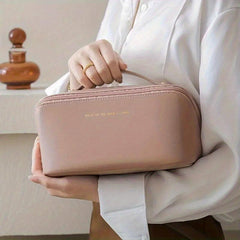 Waterproof Travel Cosmetic Bag Makeup Brush Storage Bag Portable Zipper