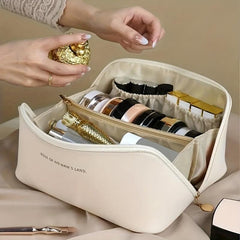 Waterproof Travel Cosmetic Bag Makeup Brush Storage Bag Portable Zipper