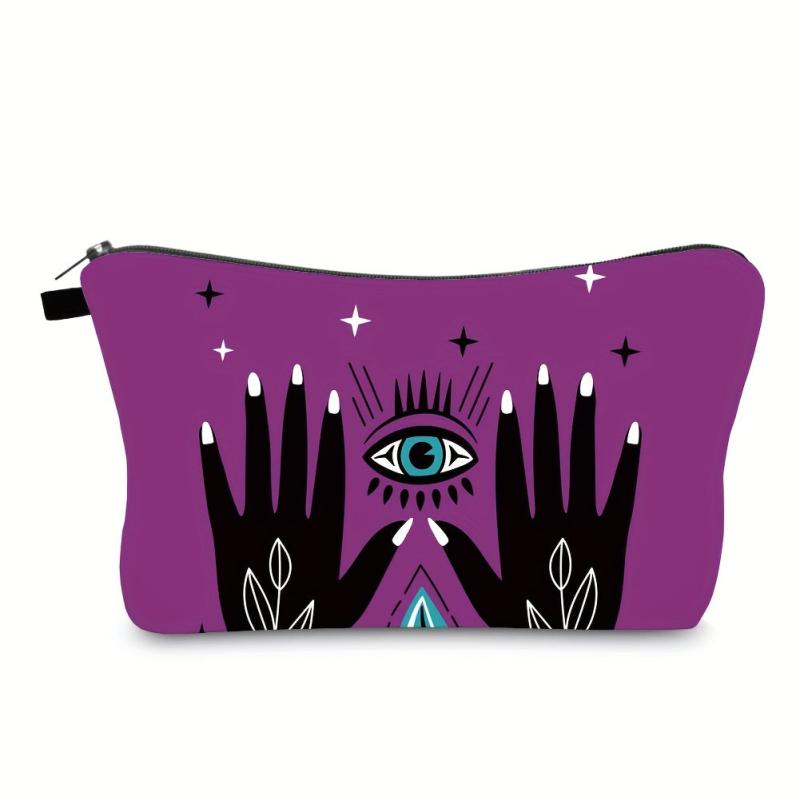 Eye Pattern Lightweight Makeup Bag Portable Travel Casual Handbag