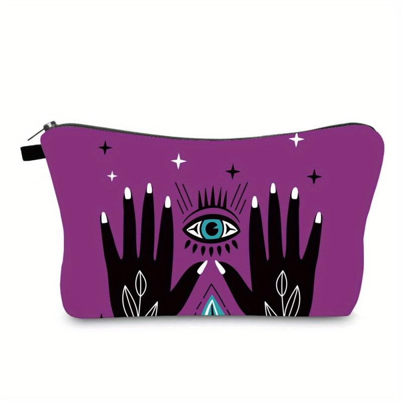Eye Pattern Lightweight Makeup Bag Portable Travel Casual Handbag