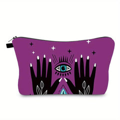 Eye Pattern Lightweight Makeup Bag Portable Travel Casual Handbag