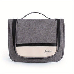 Colorblock Makeup Zipper Handbag Lightweight Cosmetic Toiletry Bag
