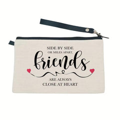 Letter Print Makeup Storage Bag Lightweight Travel Cosmetic Bag