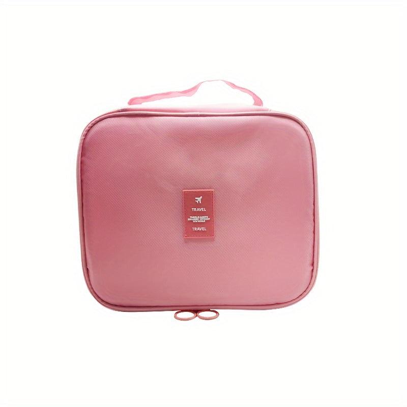 Travel Cosmetic Bag Makeup Brush Storage Zipper Toiletry Bag