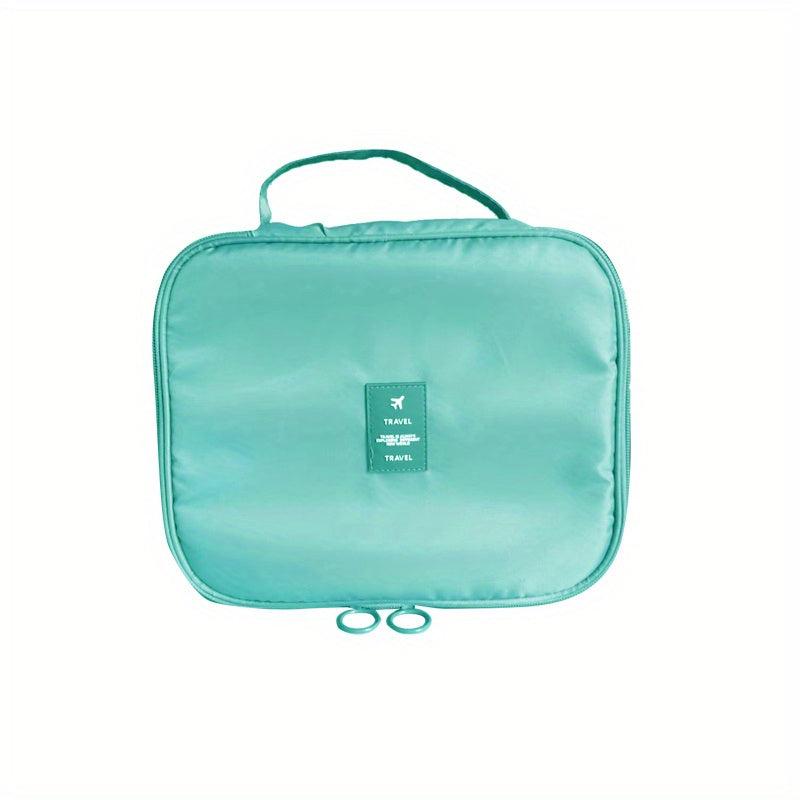 Travel Cosmetic Bag Makeup Brush Storage Zipper Toiletry Bag