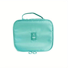 Travel Cosmetic Bag Makeup Brush Storage Zipper Toiletry Bag