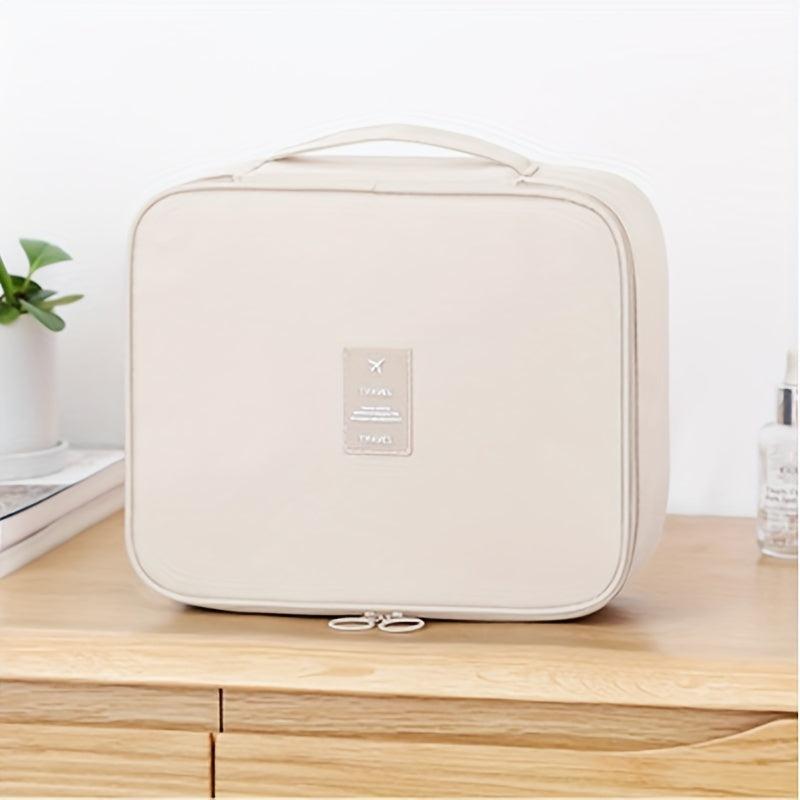 Travel Cosmetic Bag Makeup Brush Storage Zipper Toiletry Bag