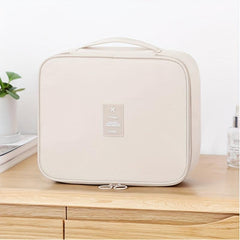 Travel Cosmetic Bag Makeup Brush Storage Zipper Toiletry Bag