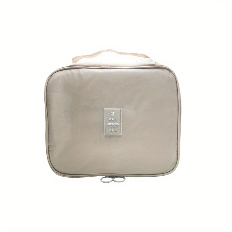 Travel Cosmetic Bag Makeup Brush Storage Zipper Toiletry Bag