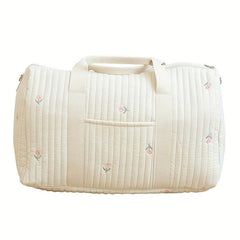 Embroidered Nursery Travel Bag with Large Capacity