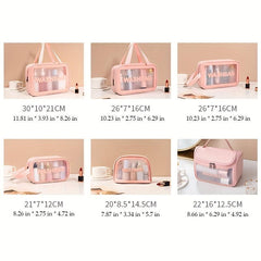 Waterproof Clear PVC Makeup Pouch Toiletry Storage Bag
