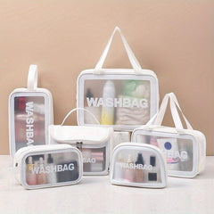 Waterproof Clear PVC Makeup Pouch Toiletry Storage Bag