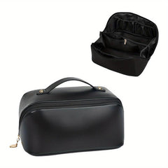 Minimalist Zipper Makeup Bag Lightweight Cosmetic Toiletry Wash Bag