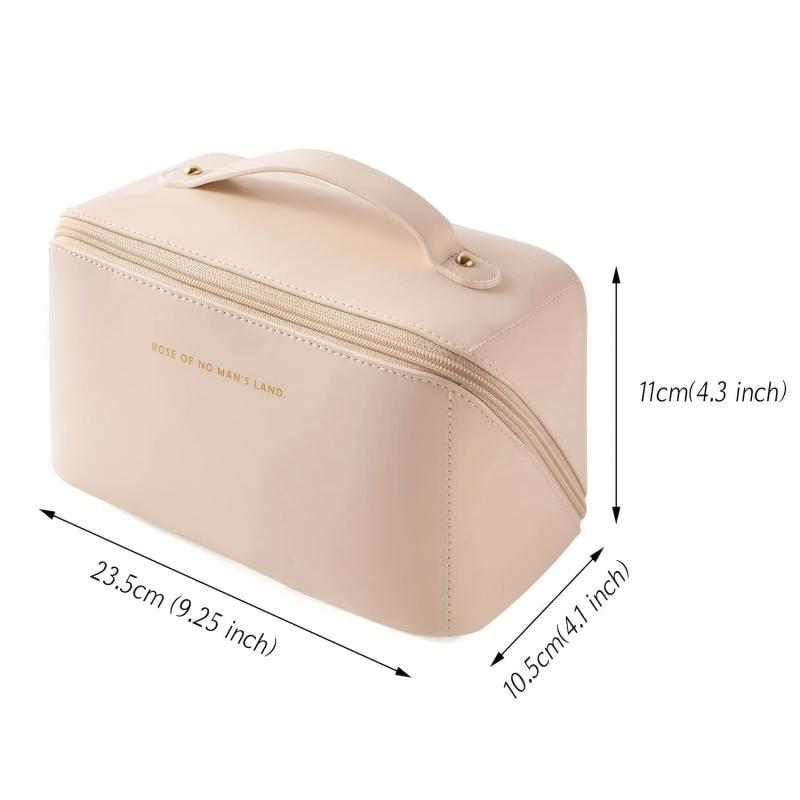 Minimalist Zipper Makeup Bag Lightweight Cosmetic Toiletry Wash Bag