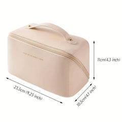 Minimalist Zipper Makeup Bag Lightweight Cosmetic Toiletry Wash Bag