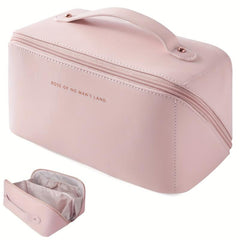 Minimalist Zipper Makeup Bag Lightweight Cosmetic Toiletry Wash Bag
