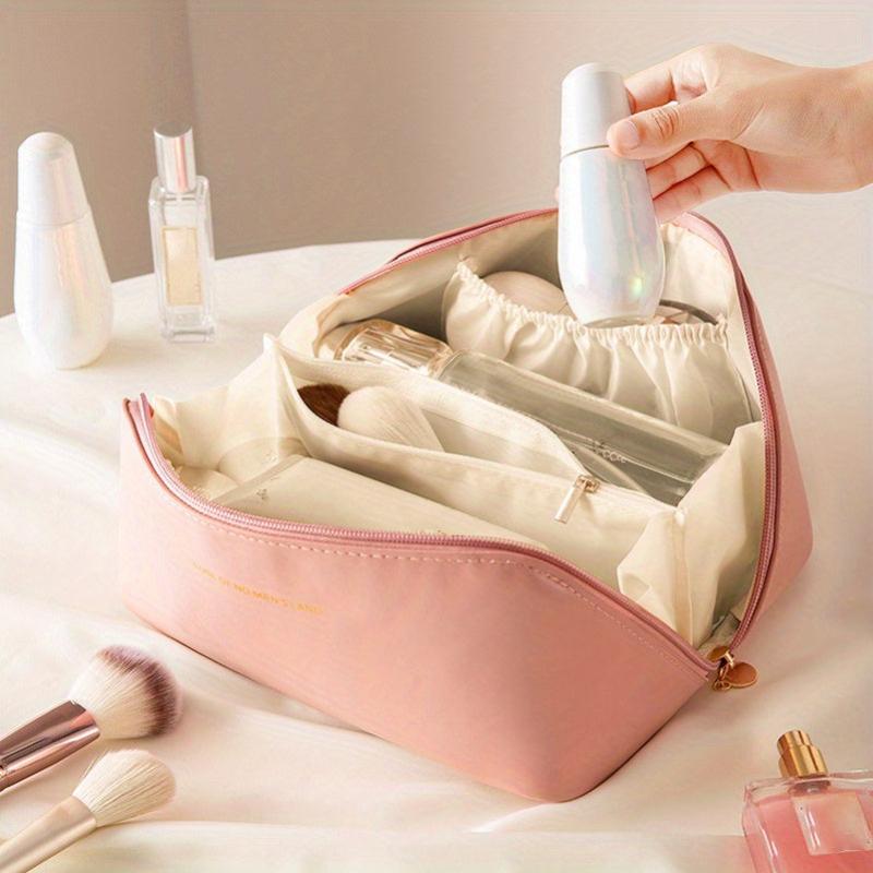 Cube Travel Cosmetics Wash Bag PU Leather Portable Storage Bag
