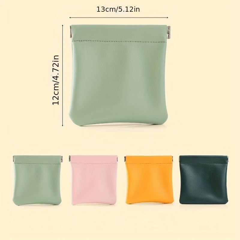 Waterproof Lipstick Pouch Solid Carry On Pouch Lightweight Self Closing Purse