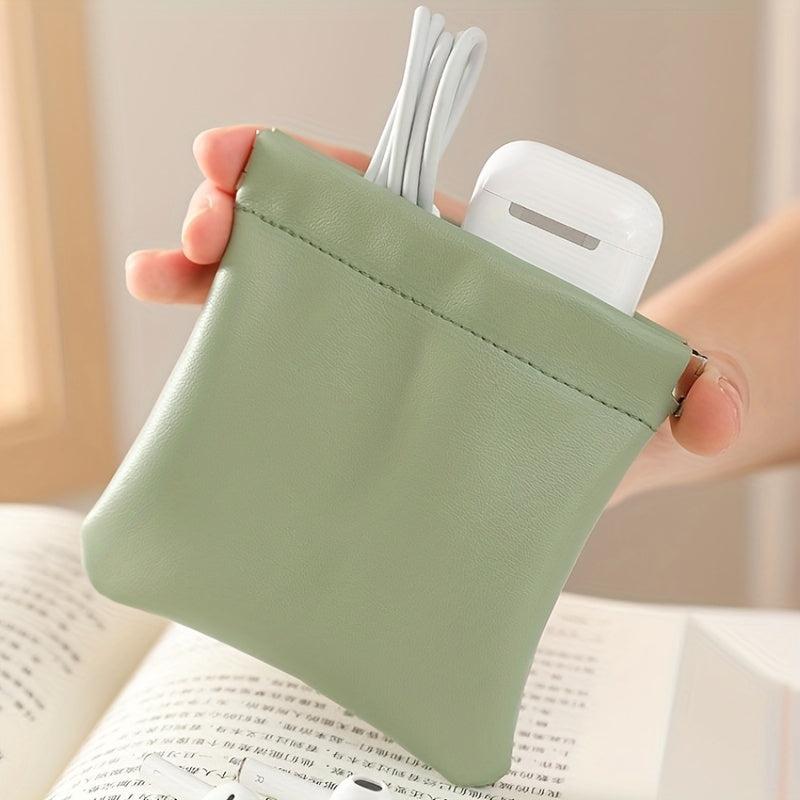 Waterproof Lipstick Pouch Solid Carry On Pouch Lightweight Self Closing Purse