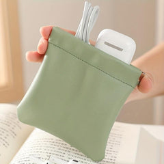 Waterproof Lipstick Pouch Solid Carry On Pouch Lightweight Self Closing Purse