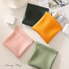 Waterproof Lipstick Pouch Solid Carry On Pouch Lightweight Self Closing Purse