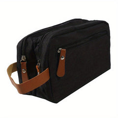 Foldable Handheld Cosmetic Bag Divider Nylon Waterproof Makeup Bag