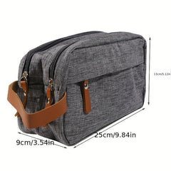Foldable Handheld Cosmetic Bag Divider Nylon Waterproof Makeup Bag