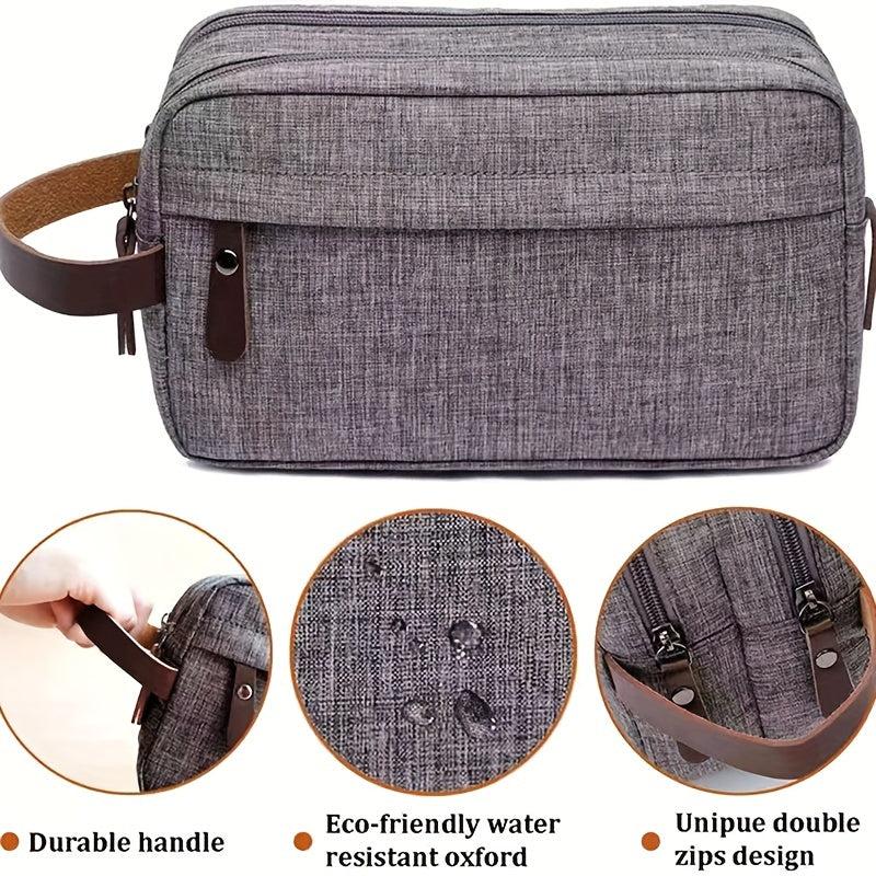 Foldable Handheld Cosmetic Bag Divider Nylon Waterproof Makeup Bag