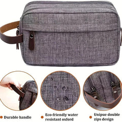 Foldable Handheld Cosmetic Bag Divider Nylon Waterproof Makeup Bag