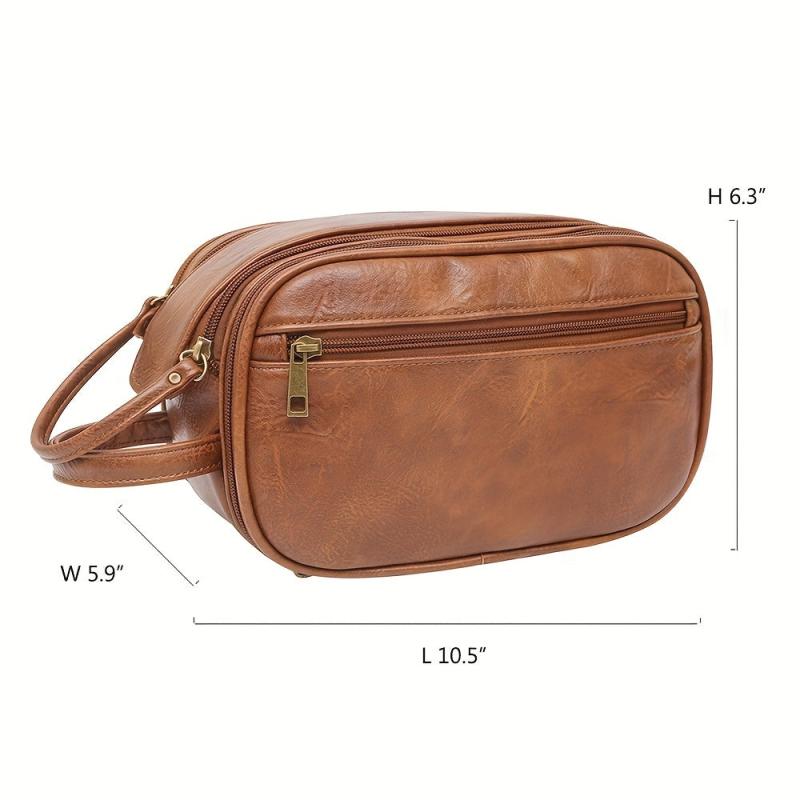 Vintage Solid Travel Storage Bag Multifunctional Zipper Carry On Bag