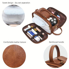 Vintage Solid Travel Storage Bag Multifunctional Zipper Carry On Bag
