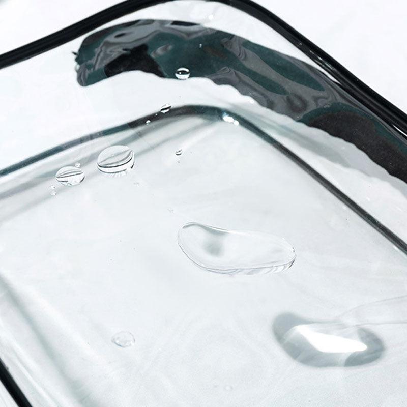 Waterproof Transparent Zipper Pouch Toiletry Wash Bag
