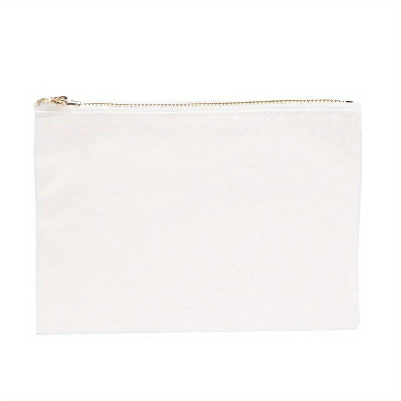 Canvas Storage Bag Portable Zipper Clutch Coin Purse Handbags
