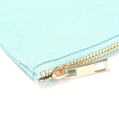 Canvas Storage Bag Portable Zipper Clutch Coin Purse Handbags