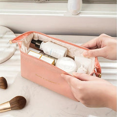 Minimalist Zipper Makeup Pouch Lightweight Carry On Bag