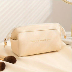Minimalist Zipper Makeup Pouch Lightweight Carry On Bag