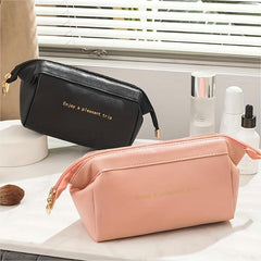 Minimalist Zipper Makeup Pouch Lightweight Carry On Bag